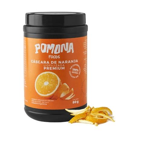 Cascaras De Naranja Liofilizadas X 80g Pomona Foods