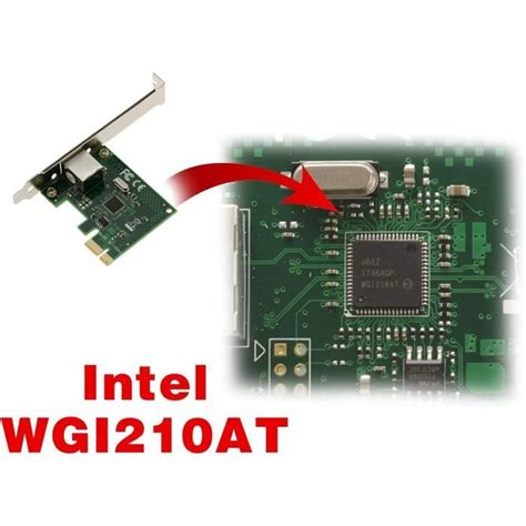 Carte Contrôleur Réseau Pcie Gigabit Ethernet Avec Chipset Intel I210At