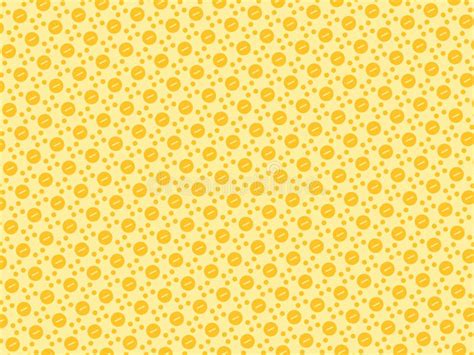 Yellow Color Pattern Background Stock Illustration - Illustration of ...