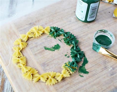 Easy Diy Pasta Christmas Ornaments