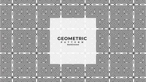 Patr N Geom Trico De L Neas Abstractas Sin Fisuras Vector Premium