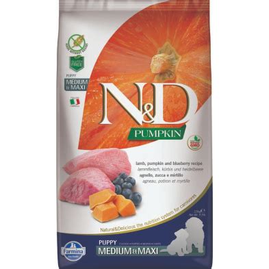 Farmina N&D Puppy Med Maxi Lamb Pumpkin, 12kg
