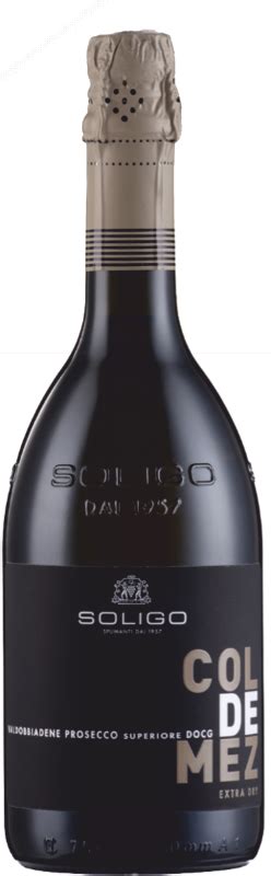 SOLIGO Col De Mez Prosecco Valdobbiadene Extra Dry Superiore DOCG