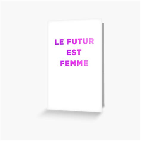 Le Futur Est Femme Female Empowerment Women Pink Ombre T Shirts