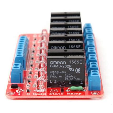 Channel V Solid State Relay Module Board Omron For Arduino Darkoct