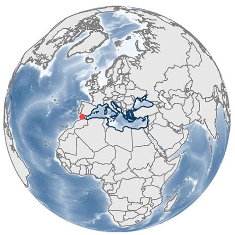 Strait of Gibraltar ISRA - Important Shark Ray Areas