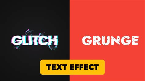 Glitch And Grunge Text Effect In Pixellab Pixellab Tutorial Youtube