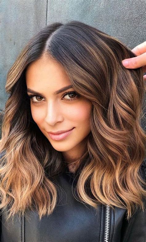 Ways To Upgrade Brunette Hair Copper Honey Balayage Hair Color