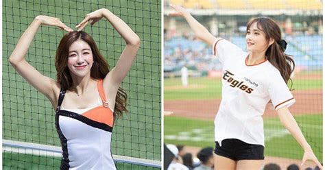 Vẻ đẹp nóng bỏng của các hot girl hoạt náo viên Hàn Quốc thế này thì khán giả nào chả thích tới sân