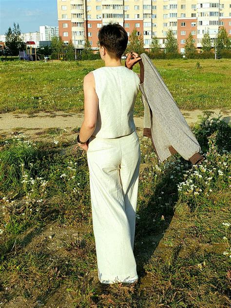 Жилет и брюки-палаццо от Helen3133: Сшито по выкройке Жилет №128 (Burda ...