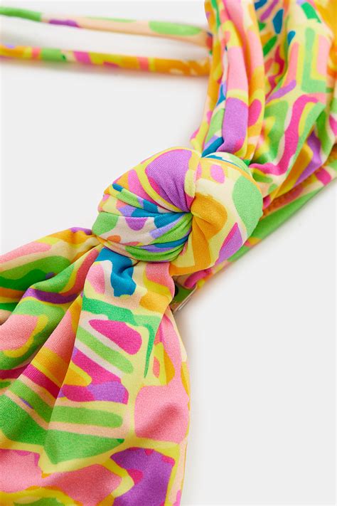 Outlet Kadın Its Now Cool Çok Renkli Desenli Bikini