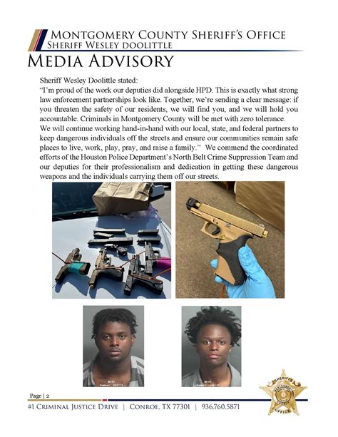 Montgomery County Sheriff Wesley Doolittle | Magnolia TX