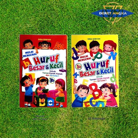 Jual PAKET HEMAT ISI 2 Buku Mulai Mengenal Huruf Besar Dan Kecil Untuk