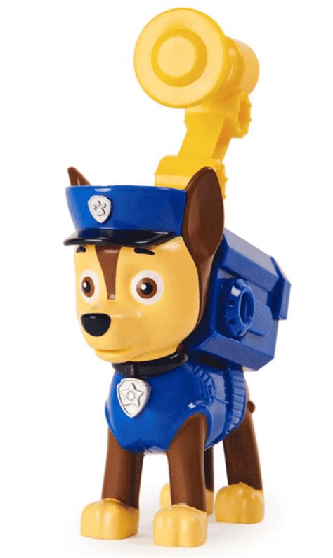 New Paw Patrol Chase Action Pack Pup Talking Chase On Uniforms Toy ...