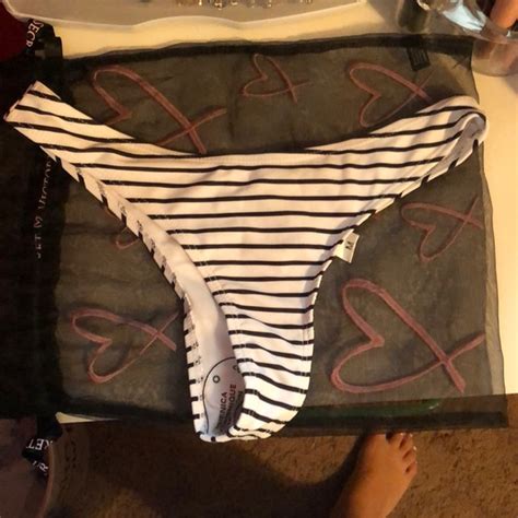 Zaful Swim Stripped Bikini Set Poshmark