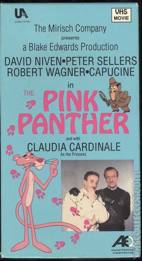 Cartoon Movie Star Pink Panther Vhs