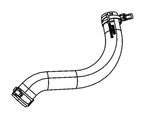 Jeep Commander Radiator Coolant Hose Lower 4 7 LITER 55116869AD