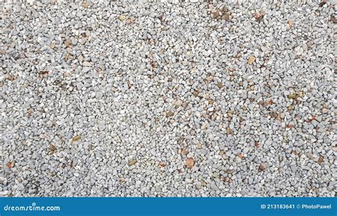 Gravel Texture Pebble Stone Background Light Grey Closeup Small Rocks