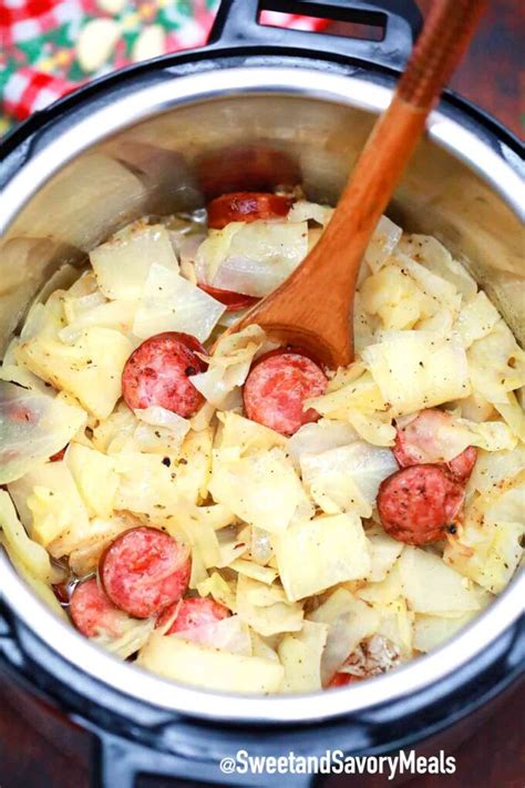 Instant Pot Cabbage And Sausage [video] Sandsm