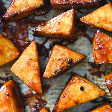 Easy Baked BBQ Tofu Cozy Peach Kitchen