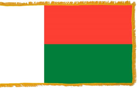 Madagascar Flag Indoor Polyester