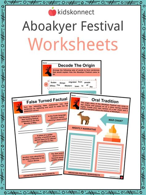 Aboakyer Festival Facts, Worksheets, Origins & Oral Tradition For Kids