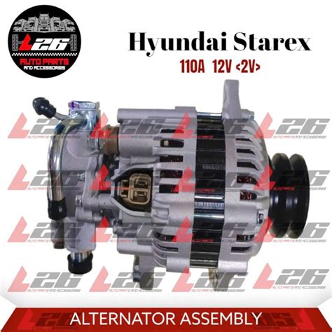 Hyundai Starex Alternator Assembly A V Double Pulley W Vacuum