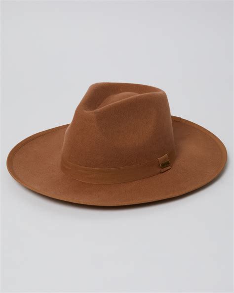 Rip Curl Valley Wide Brim Wool Felt Light Brown SurfStitch