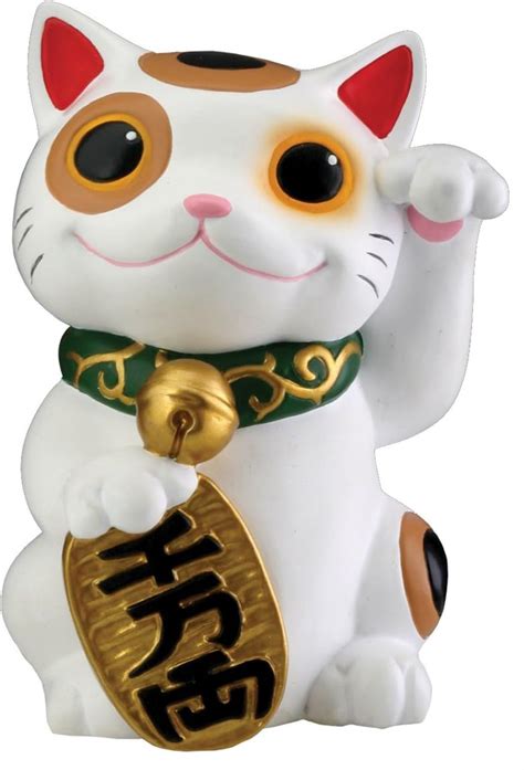 Maneki Neko Money Lucky Cat Chinese Japanese Statue Mx