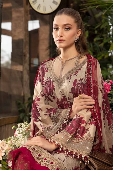 Maria B Mpt A Mprint Lawn In Pakistani Designer Clothes