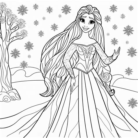 Coloriages De La Reine Des Neiges Frozen Coloriages Gratuits