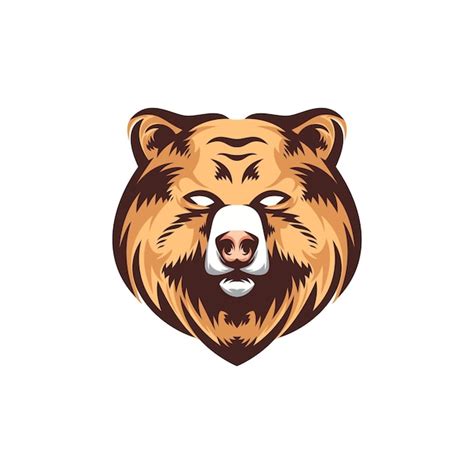 Logotipo De Oso Vector Premium