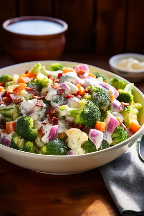 Broccoli And Cauliflower Salad That Oven Feelin