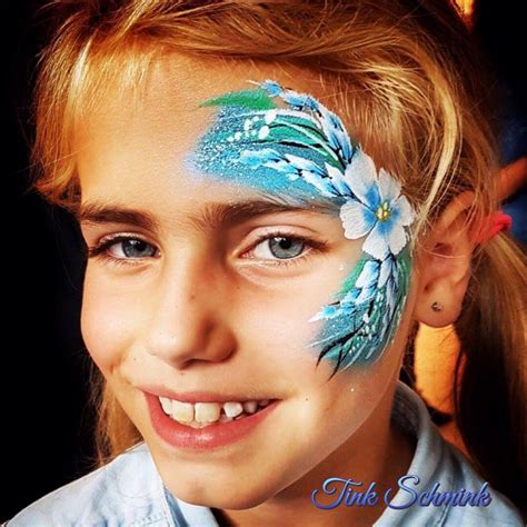 Flower Facepaint By Tink Schmink Schminken