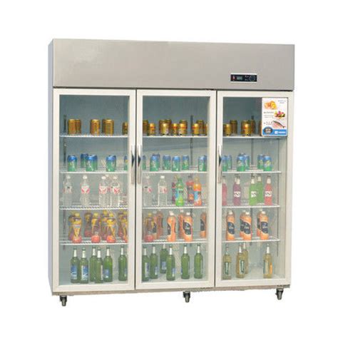 Silver Commercial Three Glass Door Upright Refrigerator At Best Price In Wuhu Meibaijia