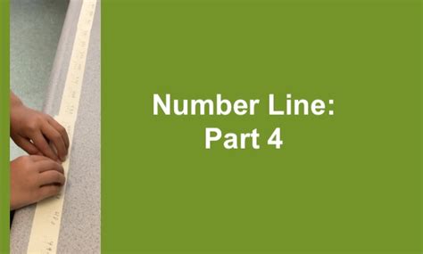 Teaching Number Line Math Skills Part 4 Perkins School For The Blind