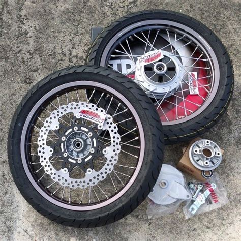 Jual Velg Set Tromol King Tromol Depan Klx D Tracker Set Velg Tdr Dan