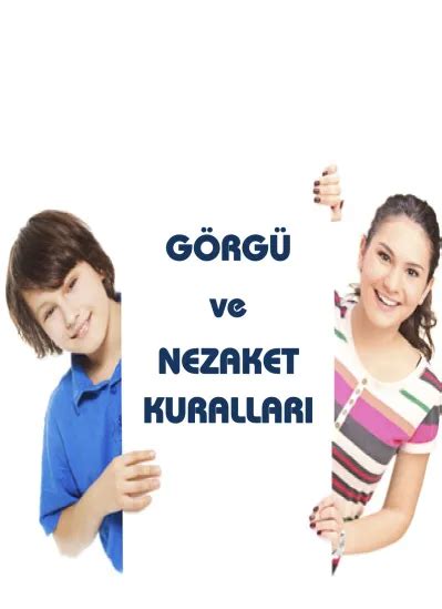 G Rg Ve Nezaket Kurallari