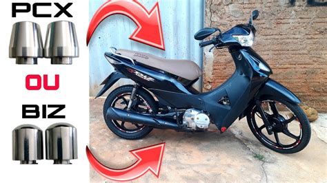 pezinho de guidão PCX ou original Biz qual instalei na minha moto