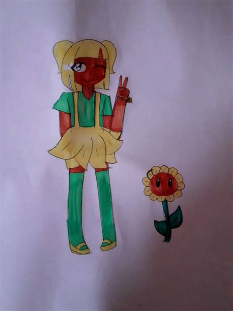 Pvz Human Sunflowerremake By Mimigaming200 On Deviantart