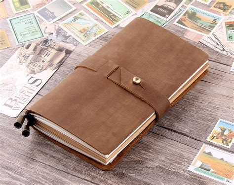 Leather Journal Notebooks Refillable Journal Sketchbook