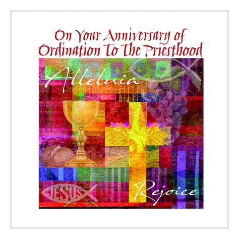 Priest Ordination Anniversary Card Etsy