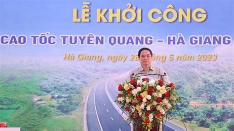 Commencement of Tuyen Quang Expressway - Vietnam.vn