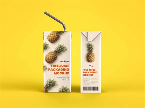 632 Juice Box Mockup Psd Free Easy To Edit