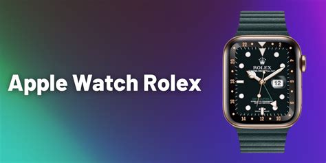 How to get the Rolex face on the Apple Watch