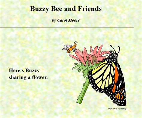 Buzzy Bee And Friends A Sweet Story For Kids