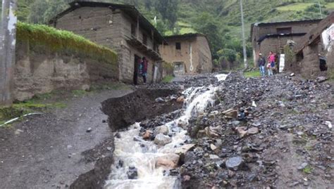 Indeci Distritos De La Sierra Est N En Riesgo Por Precipitaciones