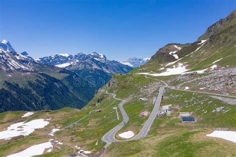 Klausenpass Stock Photo Image Of Snow Drive Hiking