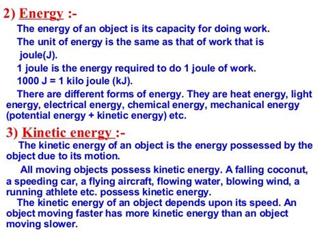 Class 9 Chapter 11 Work And Energy Very Helpful Presentation