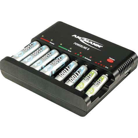 Ansmann Powerline Aa Aaa Battery And Usb Charger Us